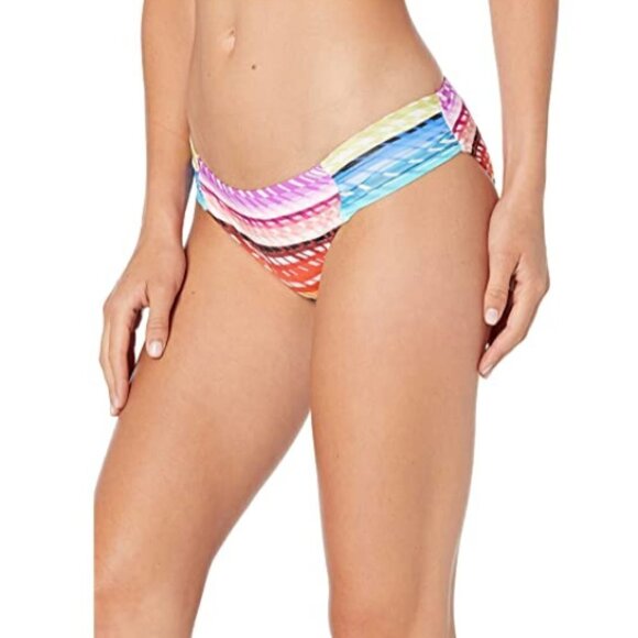 Trina Turk 'Prismatic' Shirred-Side Bikini Bottom - Picture 2 of 3